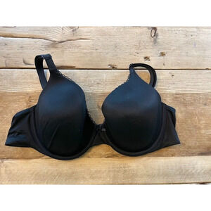 Victoria's Secret Smooth Black 40DDD Body by Victoria Lined Full Coverage Bra